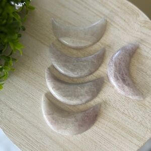 Lavender quartz Crescent Moon